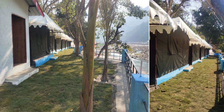 Riverside Camping in Rishikesh